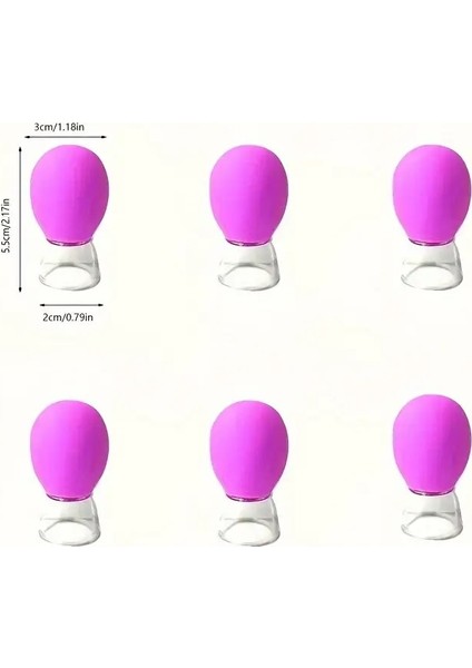 Silikon Vakumlu Yüz ve Boyun Için Masaj Kupası 1 Adet indirimleri