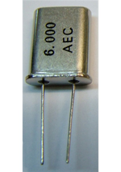 Krıstal, 6,0 Mhz Hc-18/u