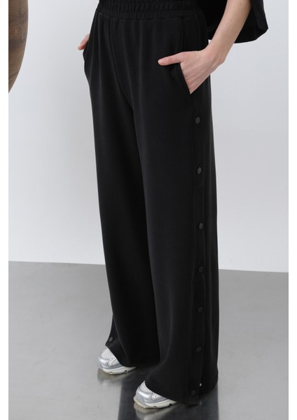 32157 Kadın Yanlar Çıt Çıt Detaylı Modal Pantolon indirimleri