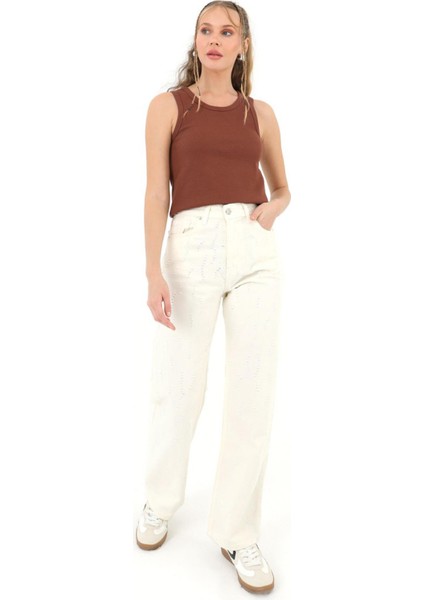 31876 Kadın Jean Pantolon