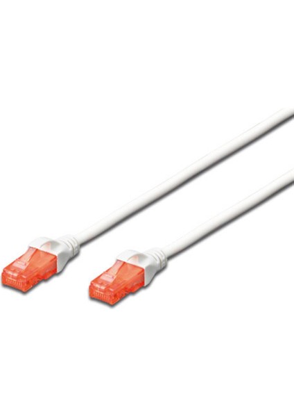Cat. 6 Patch Kablo, U/utp, 2,5 Metre, Awg 26, Beyaz Renk, Lszh