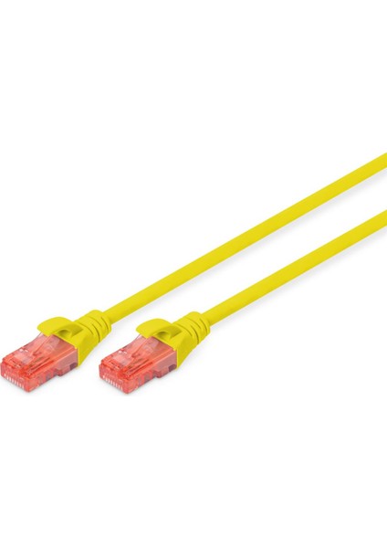 Dıgıtus DK-1617-010/Y Cat6 Patch Kablo 1m Sarı
