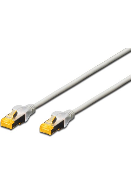 Digitus Cat 6A S-Ftp Patch Kablosu, Lszh, Cu, Awg 26/7, 15 Metre, Gri Renk