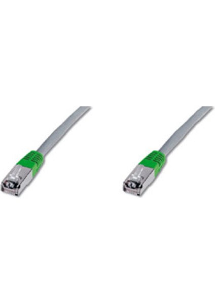 Digitus Cat. 5e F-Utp Patch Kablo, Cross, 3 Metre, Awg 26, Gri Renk