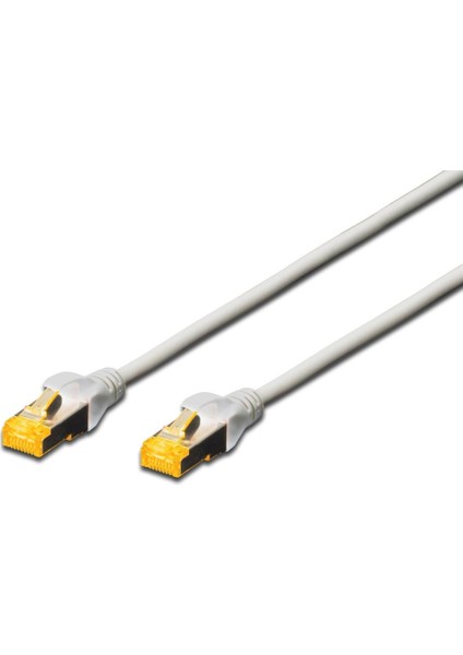 Digitus CAT 6A S-FTP Patch Kablosu, LSZH, Cu, AWG 26/7, 0.25 metre, gri renk