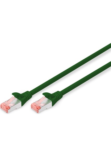 Digitus Cat.6 Patch Kablo, S-Ftp, Halogenfree, Awg 27/7, 0.5 Metre, Yeşil Renk