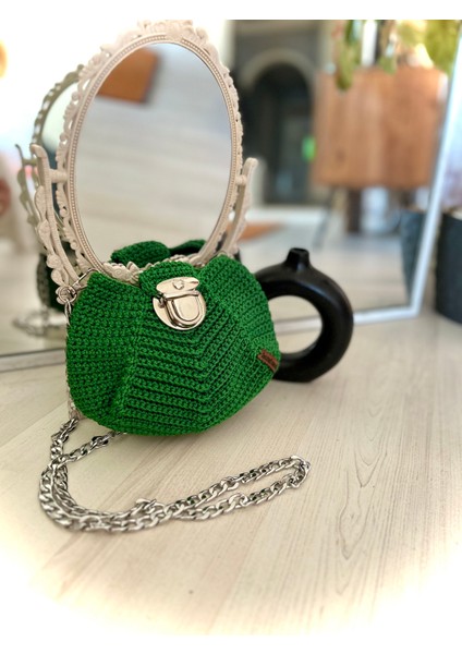 El Yapımı Kağıt Ipten Tasarım Çanta
