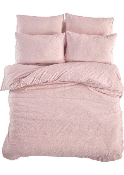 Lienna Çift Kişilik Nevresim Takımı Pudra modelleri