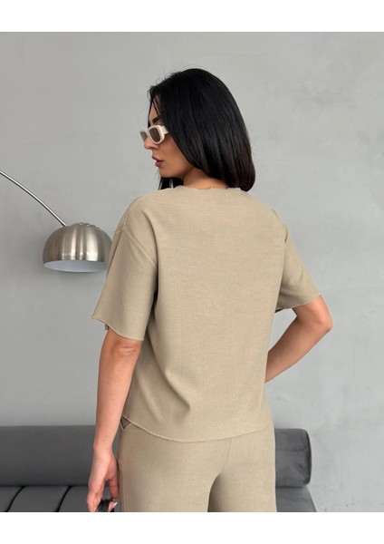 Yazlık Paris Pike Örme Günlük Takım