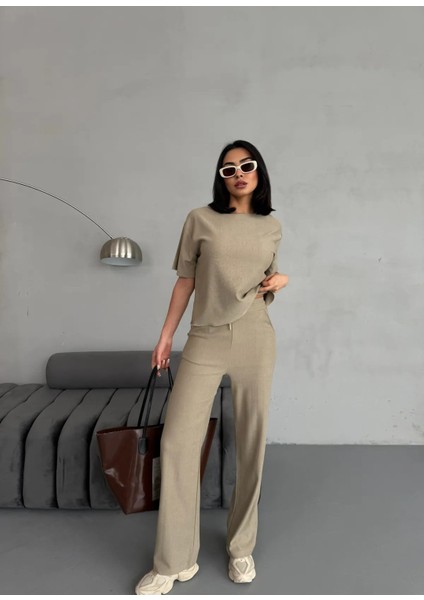 Yazlık Paris Pike Örme Günlük Takım