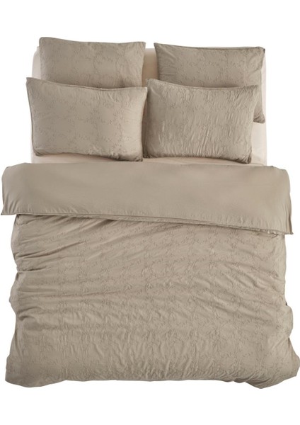 Lienna Çift Kişilik Nevresim Takımı Bej fiyatları