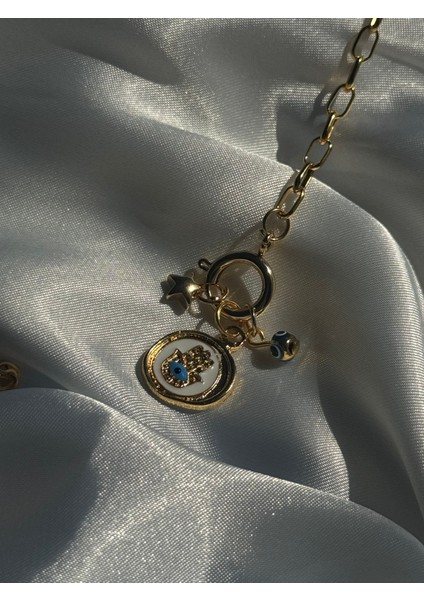 Altın Kaplama Zincir Hamsa Bileklik fiyatları