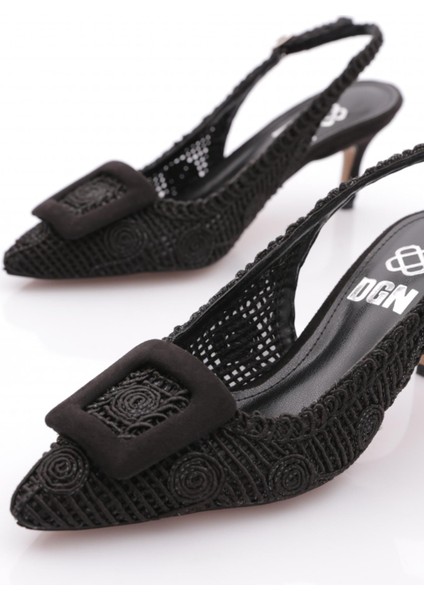 5627 Kadin Kare Tokali Topuklu Ayakkabi fırsatları