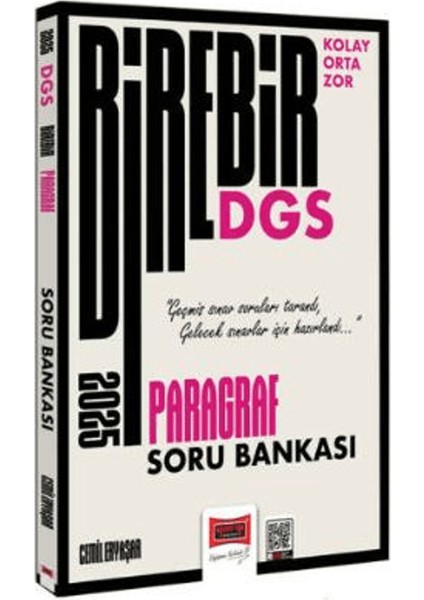 2025 Dgs Birebir Serisi Kolay-Orta-Zor Paragraf Soru Bankası