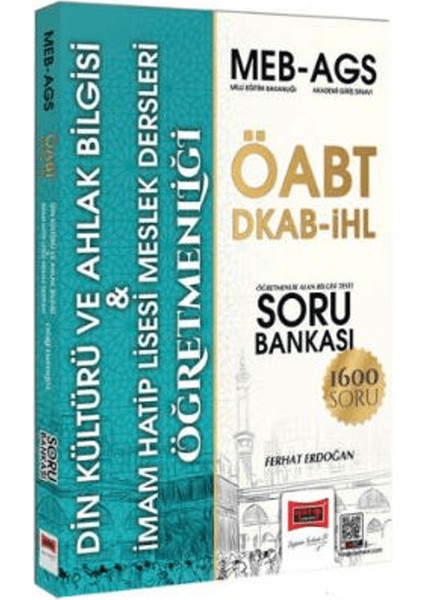 Meb-Ags Öabt Dkab-Ihl Din Kültürü ve Ahlak Bilgisi Öğretmenliği Soru Bankası