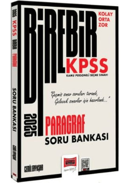 2025 Kpss Birebir Serisi Kolay-Orta-Zor Paragraf Soru Bankası