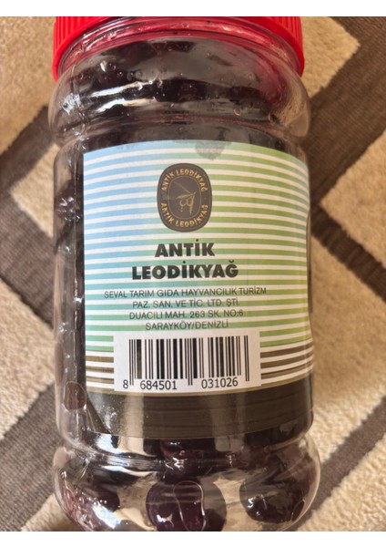 3 Kğ Aliye Hanım Farm Taş Baskı Sele Siyah Zeytin