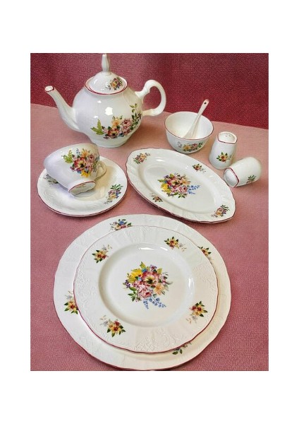 Chd 020 Pınk Garden 44 Parça Kahvaltı Takımı fiyatları