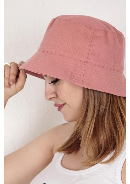 13372 Gül Kurusu Bucket Şapka