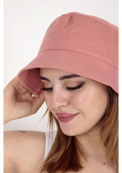 13372 Gül Kurusu Bucket Şapka