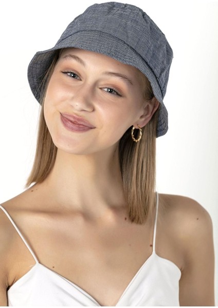 14104 Lacivert Bucket Şapka