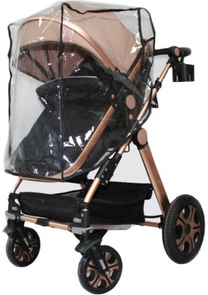 LISINYA174 Bebek Arabası Yağmurluğu - Mavi - 458531-1453