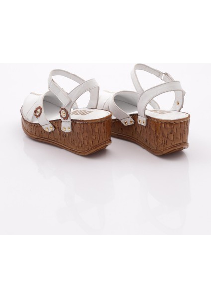 217-2064 Kadin Mega Kalin Taban Sandalet