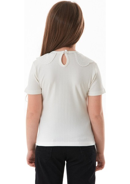 Bebe Yaka Fitilli Kız Çocuk Bluz fırsatları