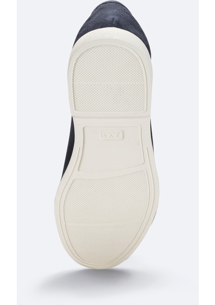 Erkek Lacivert Süet Loafer Ayakkabı A51Y8003