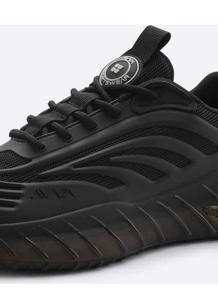 Erkek Siyah Nefes Alan Hafif Sneaker Ayakkabı A51Y8010 modelleri