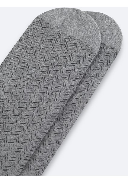 Erkek Gri Sneaker Çorap A51Y8503