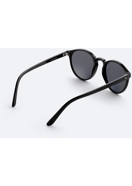 Erkek Siyah Yuvarlak Çerçeveli Polarize Güneş Gözlüğü A51Y8806 fırsatları