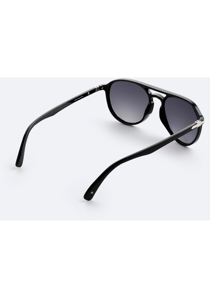 Erkek Siyah Yuvarlak Çerçeveli Polarize Güneş Gözlüğü A51Y8808 fırsatları