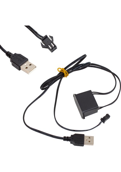 Fırsat Byr Neon Sari 5 Metre Ip Aydinlatma 5 V USB Adaptörlü (4172) Yeni