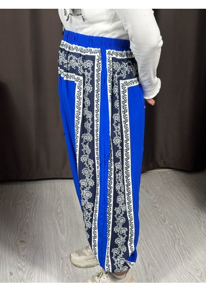 Etnik Desenli Rahat Şalvar Pantolon fiyatları