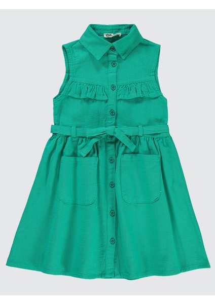Kız Çocuk Elbise 6-9 Yaş Benetton