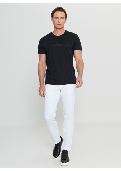 Bisiklet Yaka Baskılı Siyah Erkek T-Shirt ACE091252078_SYH fiyatları