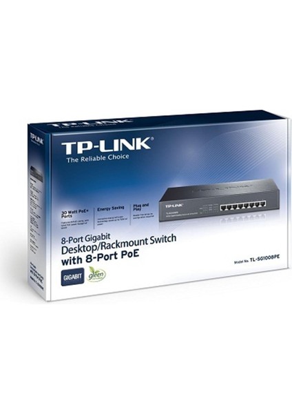 TL-SG1008P 8port 10/100/1000 Yönetilemez Poe Swıtch
