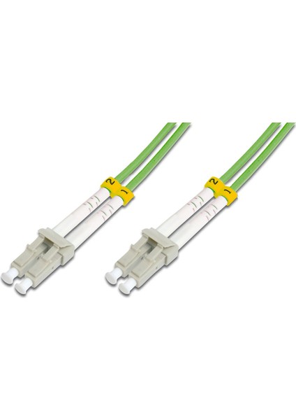 Lc-Lc Fiber Optik Patch Kablo, Multimode Om 5 50/125 Duplex, 3.0mm, Lszh, 1 Metre