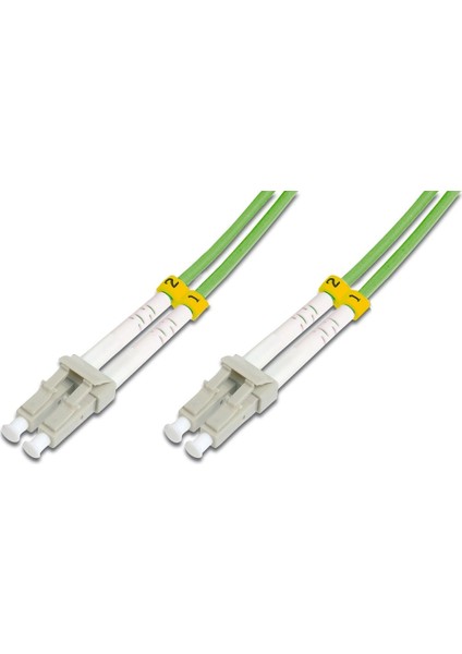 LC-LC Fiber Optik Patch Kablo, Multimode OM 5 50/125 Duplex, 3.0mm, LSZH, 15 metre