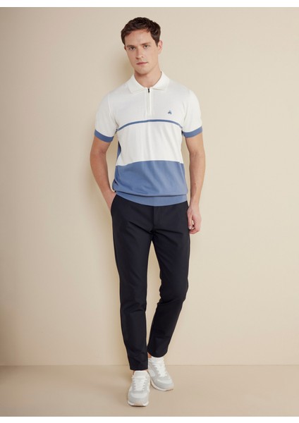 Normal Bel Normal Paça Standart Lacivert Erkek Pantolon BBFW24MPT017