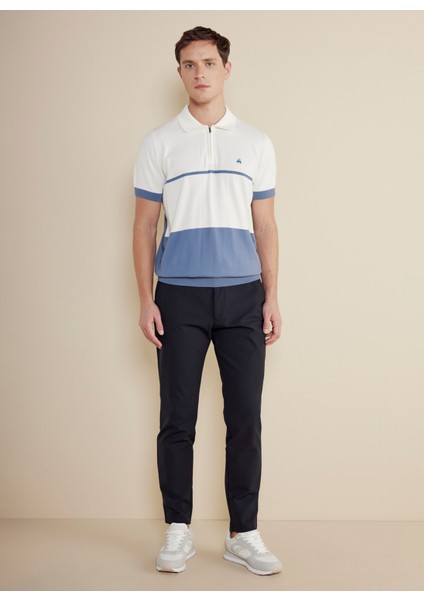 Normal Bel Normal Paça Standart Lacivert Erkek Pantolon BBFW24MPT017
