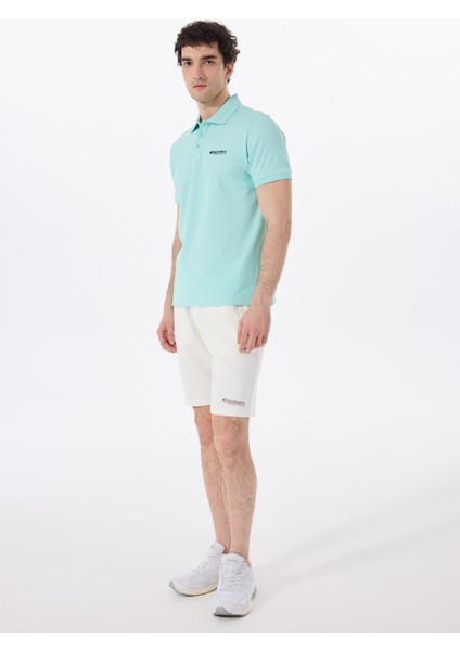 D4SM-TST3248 Mint Basic Düz Erkek Polo T-Shirt