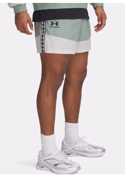 1387924-348 Ua M's 96 Terrace Wvn S Yeşil Loose Fit Erkek Şort