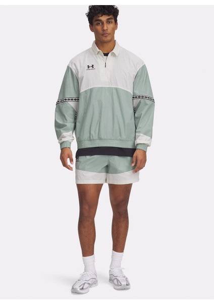 1387924-348 Ua M's 96 Terrace Wvn S Yeşil Loose Fit Erkek Şort