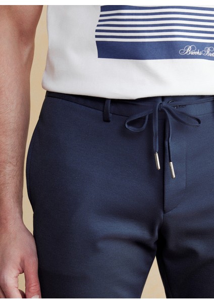 Normal Bel Düz Paça Standart Lacivert Erkek Pantolon BBSS25MPT002