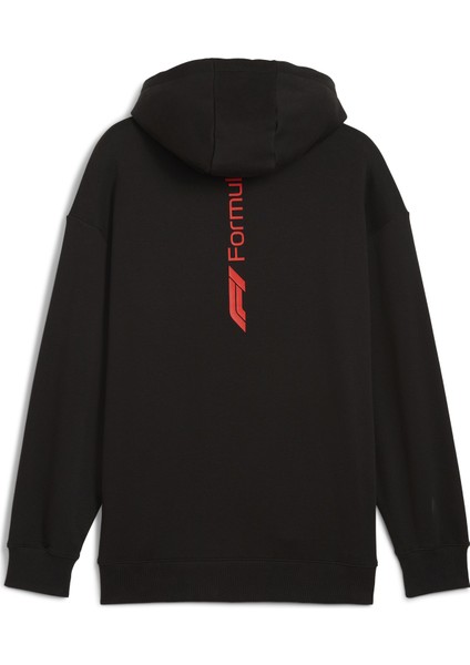 63012101 F1 Ess+ Graphic Hoodie Pum Kırmızı Kapüşon Yaka Regular Fit Düz Erkek Sweatshırt indirimleri