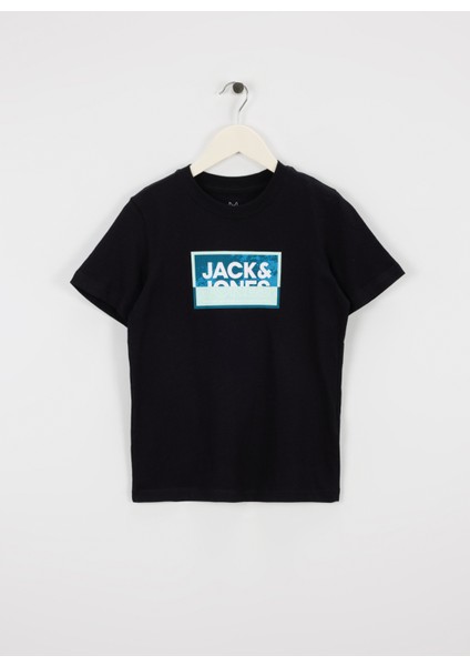 Baskılı Siyah Erkek Çocuk T-Shirt 12254194