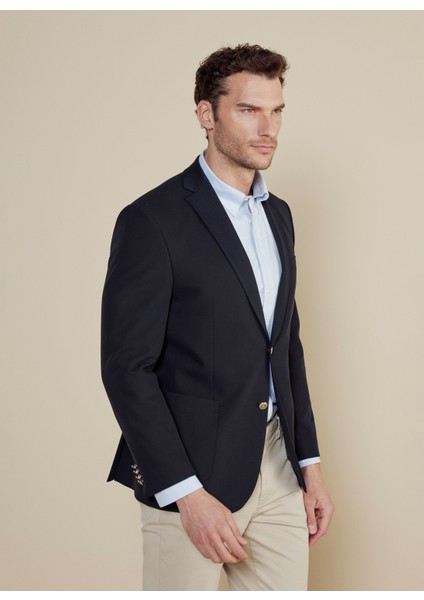 Slim Fit Lacivert Erkek Ceket BBSS25MBL019 fiyatları