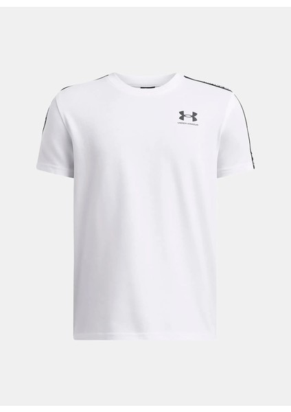 Düz Beyaz Erkek Çocuk T-Shirt 6001583-100-UA B Sportstyle Taped S